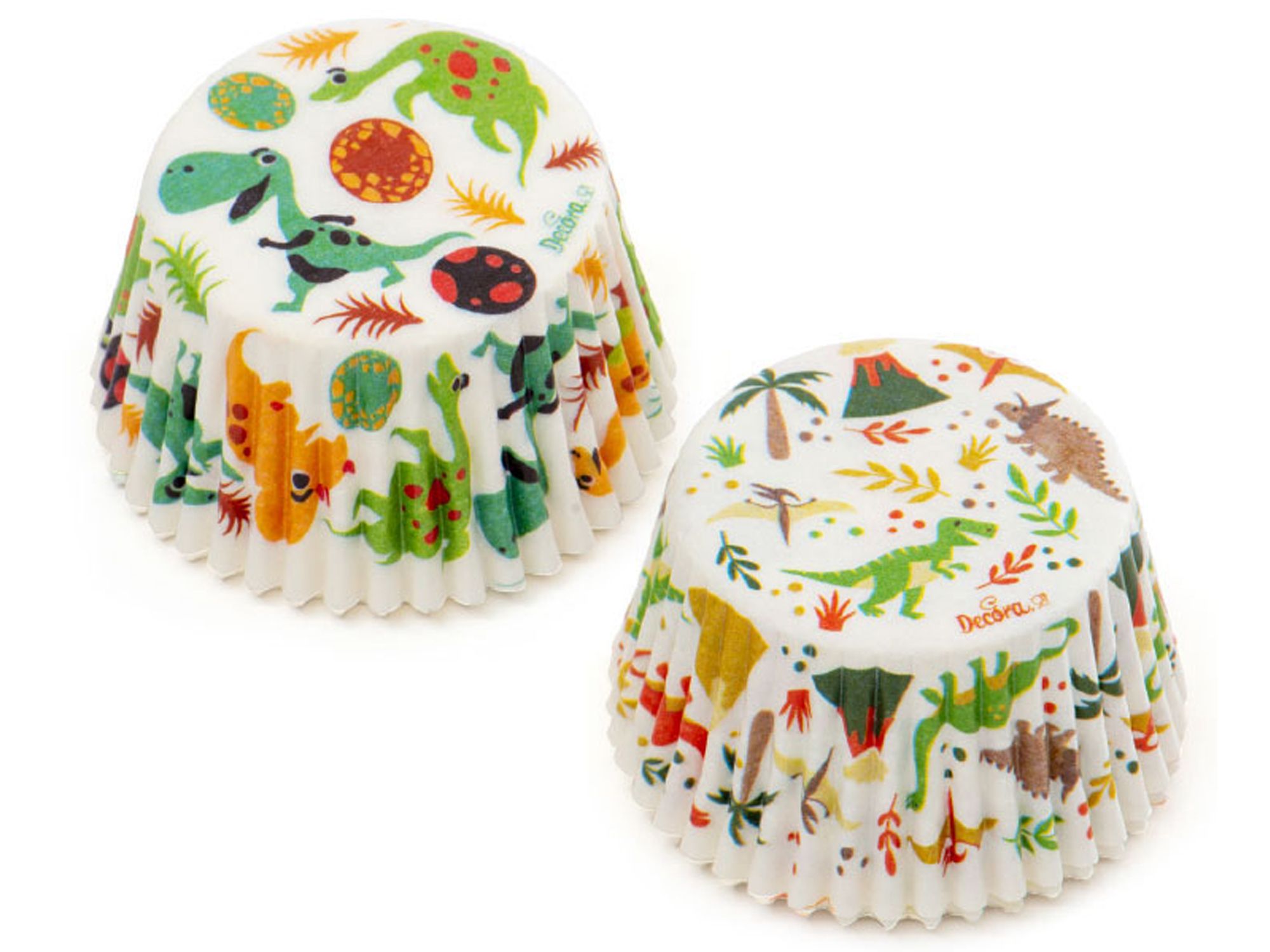 Muffinförmchen Dino-Cupcakes